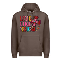 Coffee love like jesus Premium Hoodie - OliviaCreatesArt