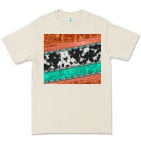 Bone western turquoise gemstone cowhide  leather tumbler Premium Tee - Jasminsmagicworld