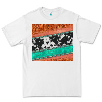 White western turquoise gemstone cowhide  leather tumbler Premium Tee - Jasminsmagicworld