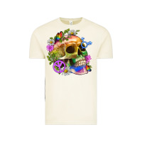 Vintage Arctic Pride Skull And Transgender Symbol With Peace Vintage Tee - BundleAndBundleShop