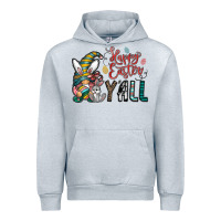 Heather Grey happy easter y all Urban Hoodie - CowhideDigitalArt
