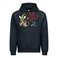 Navy happy easter y all Urban Hoodie - CowhideDigitalArt