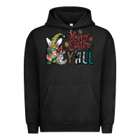 Pigment Black happy easter y all Urban Hoodie - CowhideDigitalArt