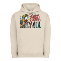 Pigment French Oak happy easter y all Urban Hoodie - CowhideDigitalArt