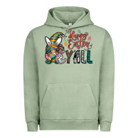 Pigment Oil Green happy easter y all Urban Hoodie - CowhideDigitalArt