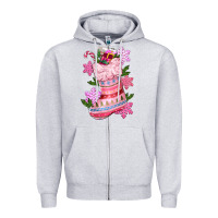 Heather Grey pink christmas socks Zipper Hoodie - CowGirlArtShop