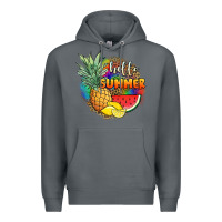 Rock hello summer pineapple Premium Hoodie - JahusDesignShop