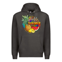 Smoke hello summer pineapple Premium Hoodie - JahusDesignShop