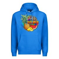 True Royal hello summer pineapple Premium Hoodie - JahusDesignShop