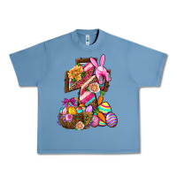 Pebble Blue He Is Risen Urban Heavy Tee - BundleAndBundleShop