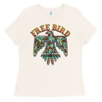 Bone free bird feathers thunderbird Ladies Tee - BarkalooDesign