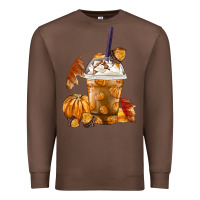 Chestnut Pumpkin Spice Coffee Premium Sweatshirt - FaDigitalArtStudio