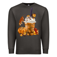 Smoke Pumpkin Spice Coffee Premium Sweatshirt - FaDigitalArtStudio