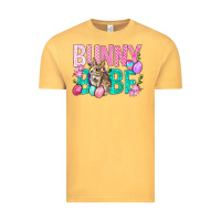Vintage Mustard Bunny Babe Easter Vintage Tee - BundleAndBundleShop