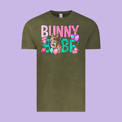 Bunny Babe Easter Vintage Tee Designed By Bundleandbundleshop