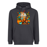 Smoke Thanksgiving Frappe Coffee Heavyweight Hoodie - FaDigitalArtStudio