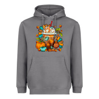 Storm Thanksgiving Frappe Coffee Heavyweight Hoodie - FaDigitalArtStudio