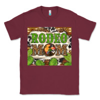 Burgundy Western Rodeo Mom Tumbler Classic Tee - BundleAndBundleShop