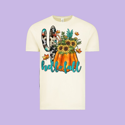 Hello Fall Vintage Tee Designed By Jahusdesignshop