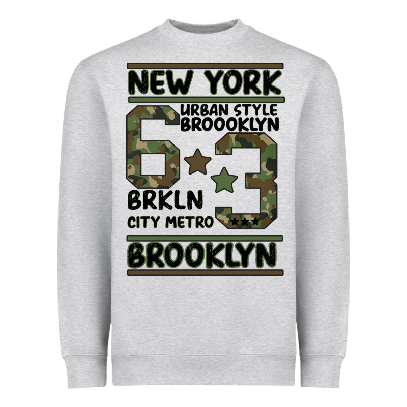 Newyork Brooklyn Heavyweight Sweatshirt by Bettercallsaul | Teevron