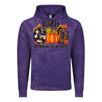 Cloud Purple with god all things are possible Vintage Hoodie - MaliasSmallBusiness