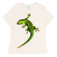Bone Green Lizard Illustrations Ladies Tee - LillyAllenDesigns