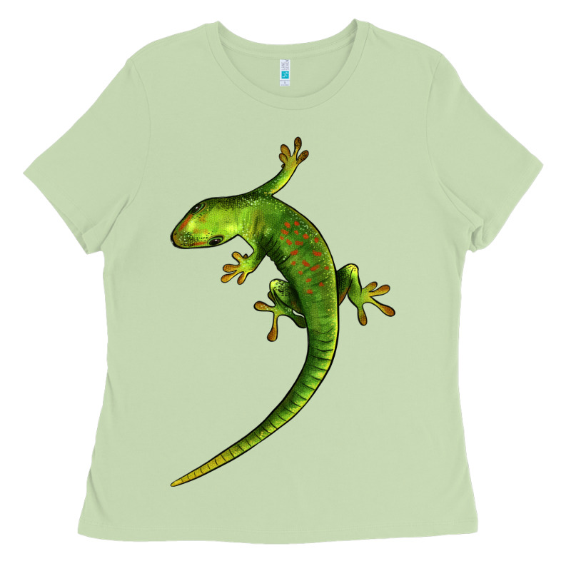 Green Lizard Illustrations Ladies Tee by LillyAllenDesigns | Teevron