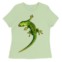 Matcha Green Lizard Illustrations Ladies Tee - LillyAllenDesigns