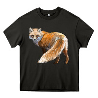Asphalt Red Fox Heavy Core Tee - LillyAllenDesigns