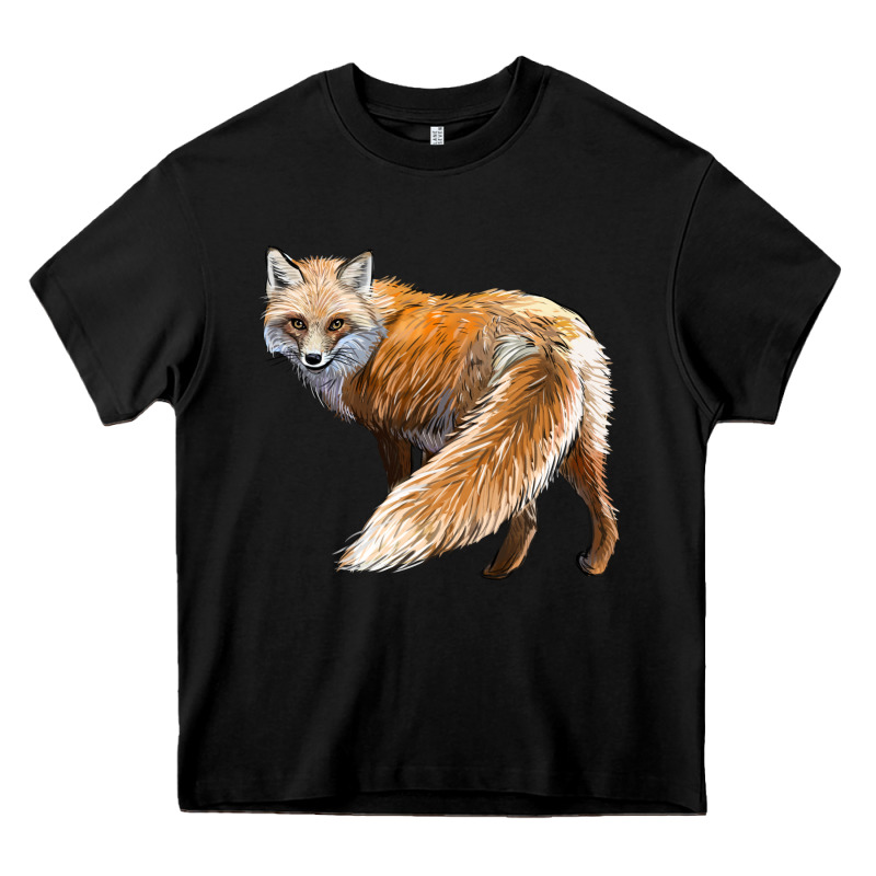 Red Fox Heavy Core Tee by LillyAllenDesigns | Teevron