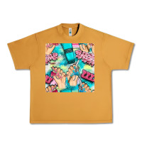Peanut Butter hand cream and nail tools with serape and glitter seamless pattern bbs Urban Heavy Tee - BundleAndBundleShop