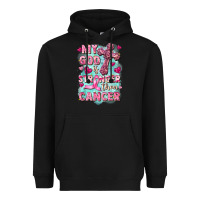 Black My God is stronger than Cancer Heavyweight Hoodie - FaDigitalArtStudio