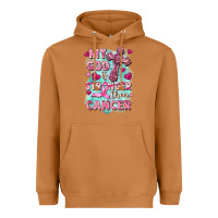 Meerkat My God is stronger than Cancer Heavyweight Hoodie - FaDigitalArtStudio