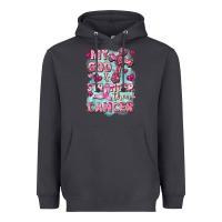 Smoke My God is stronger than Cancer Heavyweight Hoodie - FaDigitalArtStudio