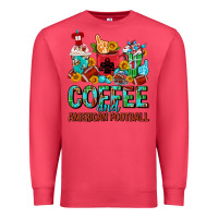 Cardinal Coffee And American Football Coffee Cups Premium Sweatshirt - FaDigitalArtStudio