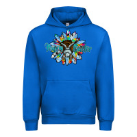 Cobalt happy easter sunflower Urban Hoodie - CowhideDigitalArt