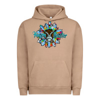 Pigment Burro happy easter sunflower Urban Hoodie - CowhideDigitalArt