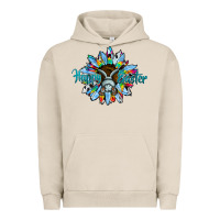 Pigment French Oak happy easter sunflower Urban Hoodie - CowhideDigitalArt