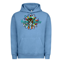 Pigment Pebble Blue happy easter sunflower Urban Hoodie - CowhideDigitalArt