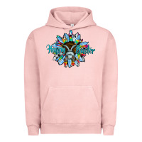 Pigment Salmon happy easter sunflower Urban Hoodie - CowhideDigitalArt