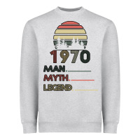 Heather Grey Vintage May 1970 Heavyweight Sweatshirt - Bettercallsaul