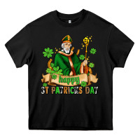 Black happy st patricks day with st patricks Heavy Core Tee - AdoDesignShop