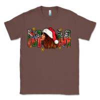 Chestnut Western Mom With Woman In Santa Hat Classic Tee - BundleAndBundleShop