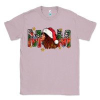 Lilac Western Mom With Woman In Santa Hat Classic Tee - BundleAndBundleShop