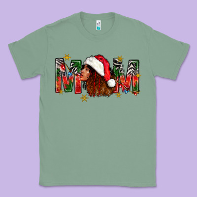Western Mom With Woman In Santa Hat Classic Tee Designed By Bundleandbundleshop
