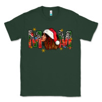 Sports Green Western Mom With Woman In Santa Hat Classic Tee - BundleAndBundleShop