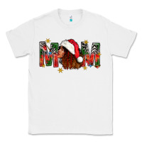 White Western Mom With Woman In Santa Hat Classic Tee - BundleAndBundleShop