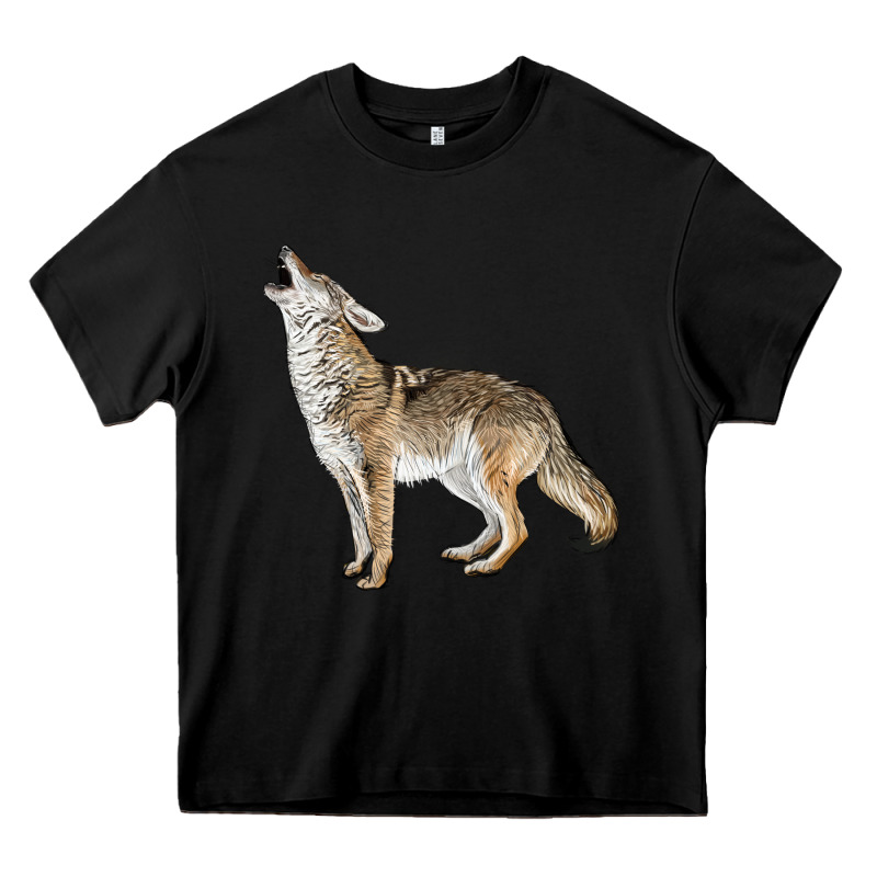 Howling Coyote Heavy Core Tee by LillyAllenDesigns | Teevron