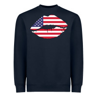 Navy American lip Heavyweight Sweatshirt - Bettercallsaul