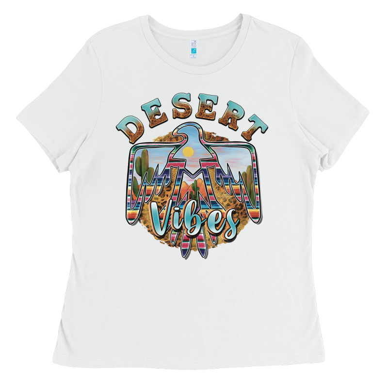 Desert Vibes Thunderbird Ladies Tee by BarkalooDesign | Teevron